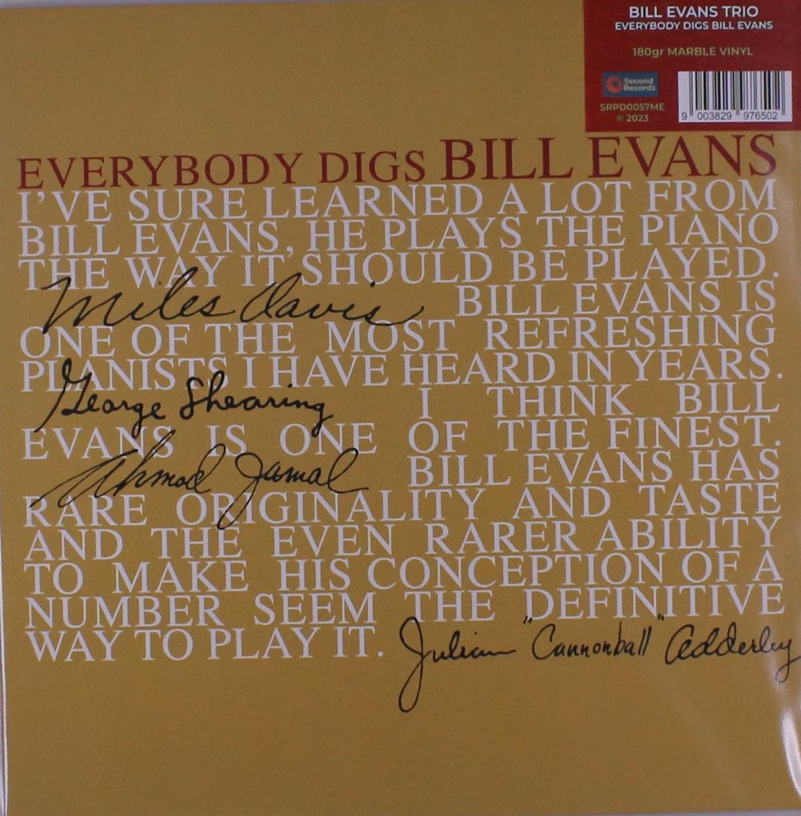 Everybody Digs Bill Evans (Grey Marble Vinyl)