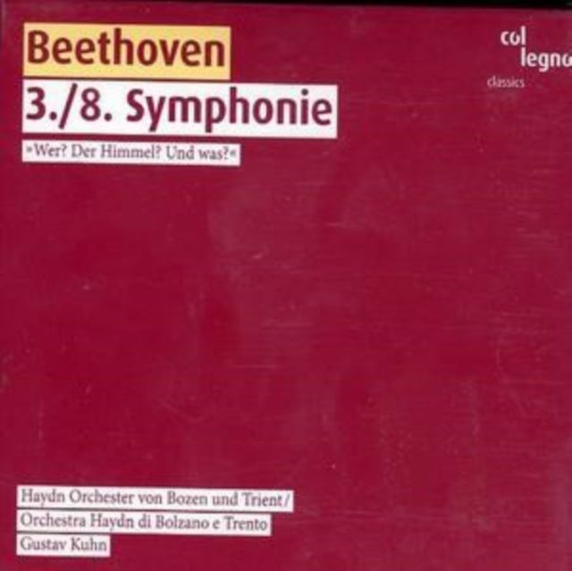 Symphonies Nos. 3 and 8 (Kuhn) [austrian Import]