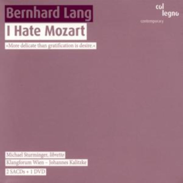 I Hate Mozart - Music Theatre [2cd + Dvd]