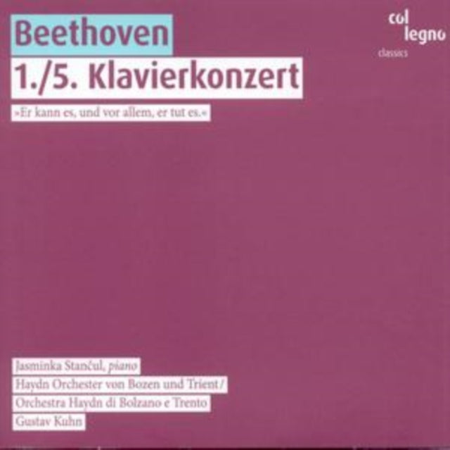 Piano Concertos 1 and 5, Jasminka Stancul [austrian Import]