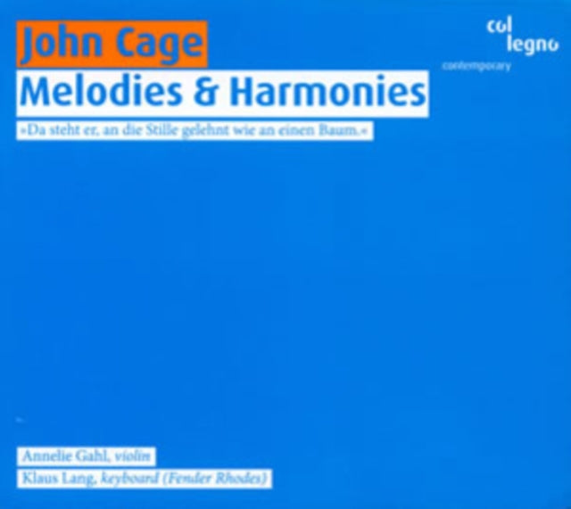 John Cage: Melodies and Harmonies