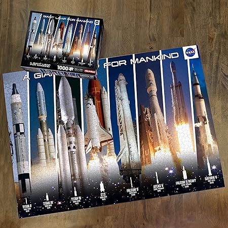 Nasa Rocket Grid 1000 Piece Jigsaw Puzzle