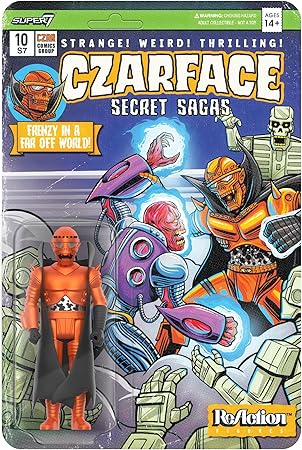 Czarface (Orange & Black) ReAction Figures Wave 11