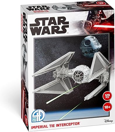 Star Wars Imperial Tie Interceptor (129Pc) 3D Jigsaw Puzzle