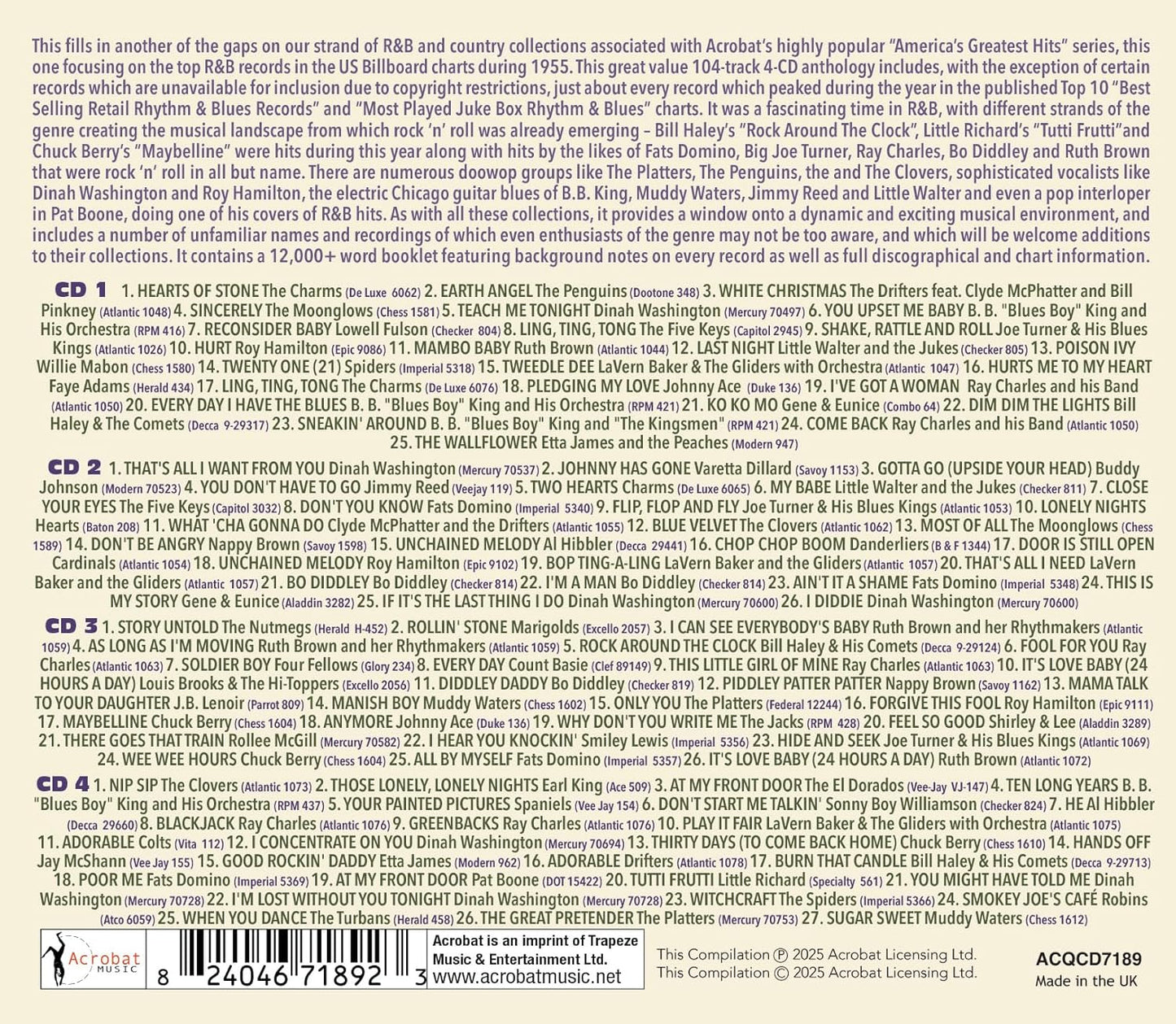 The 1955 R&B Hits Collection