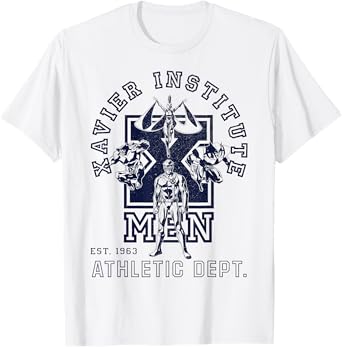 Marvel Comics X-Men - Athletic Dept T Shirt (Medium)