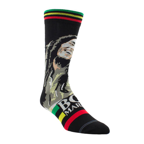 Bob Marley Illustration Socks (One Size)