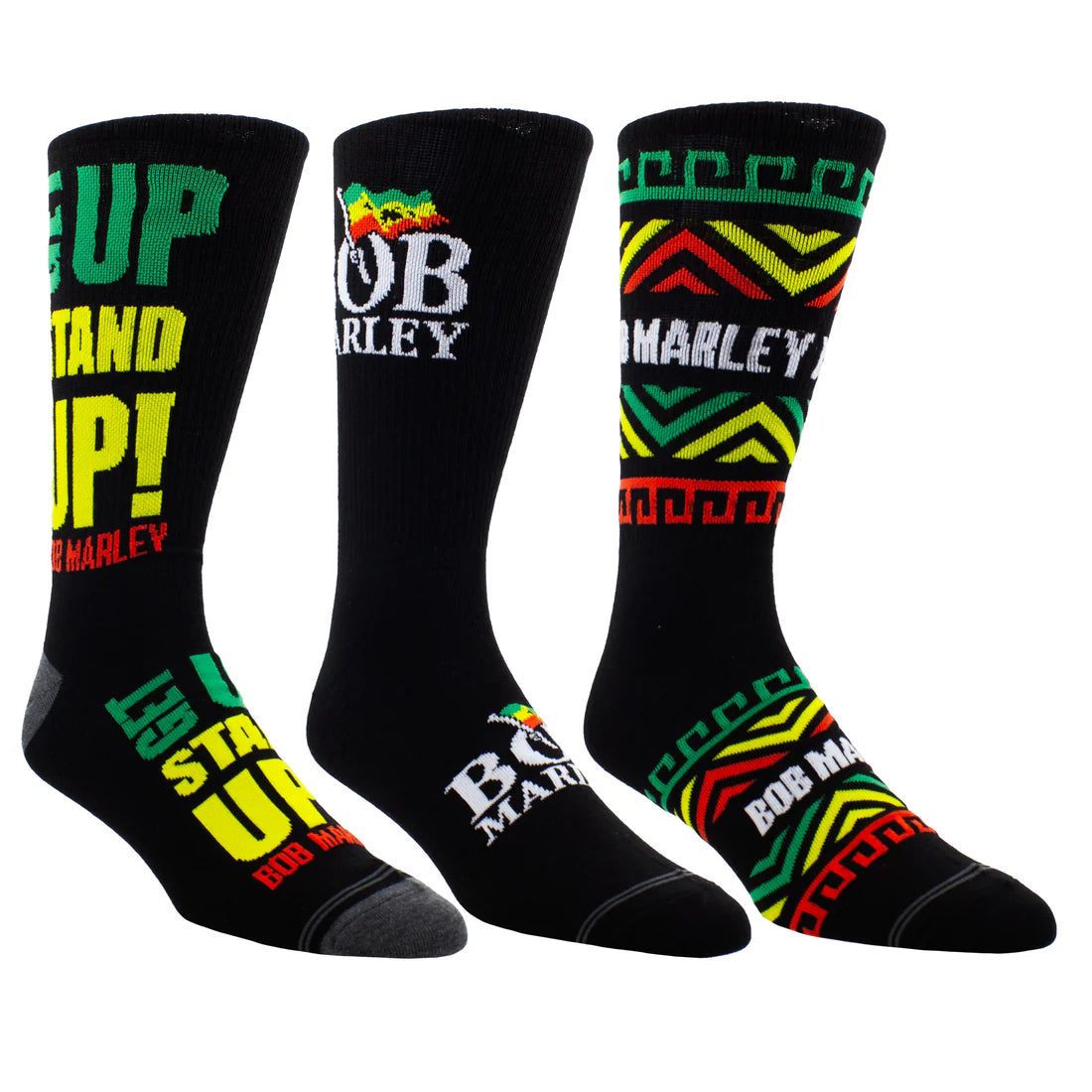 Bob Marley Socks 3 Pack In Gift Box (One Size)