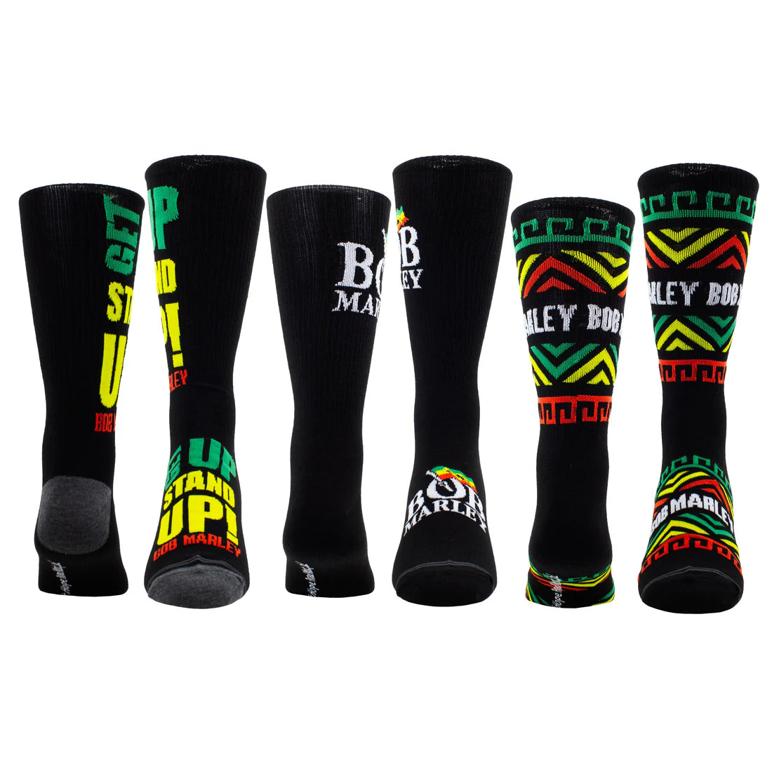 Bob Marley Socks 3 Pack In Gift Box (One Size)