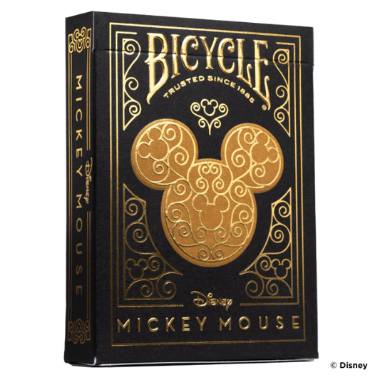 Bicycle(R) Black/Gold Mickey Playing Cards