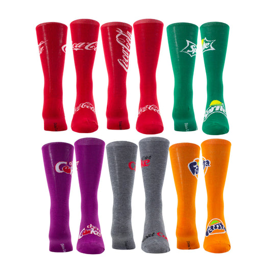 Coca Cola Giftbox Vending Machine 6 Pack Socks (One Size)
