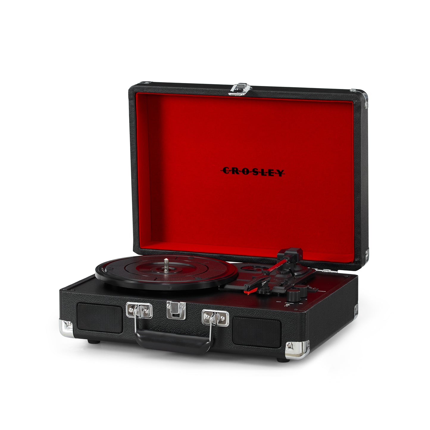 Cruiser Plus Deluxe Portable Turntable (Black)- Now With Bluetooth Out