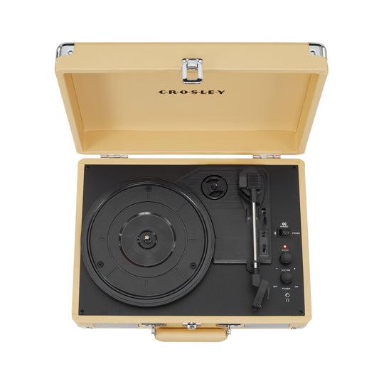 Cruiser Deluxe Portable Turntable (Fawn)- Now With Bluetooth Out