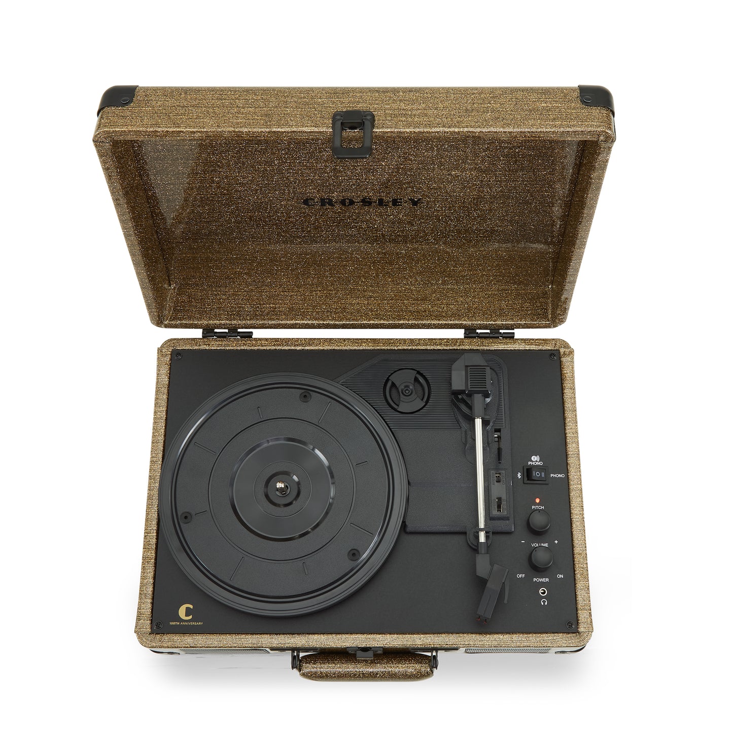 Cruiser Plus Portable Turntable (Soft Gold)