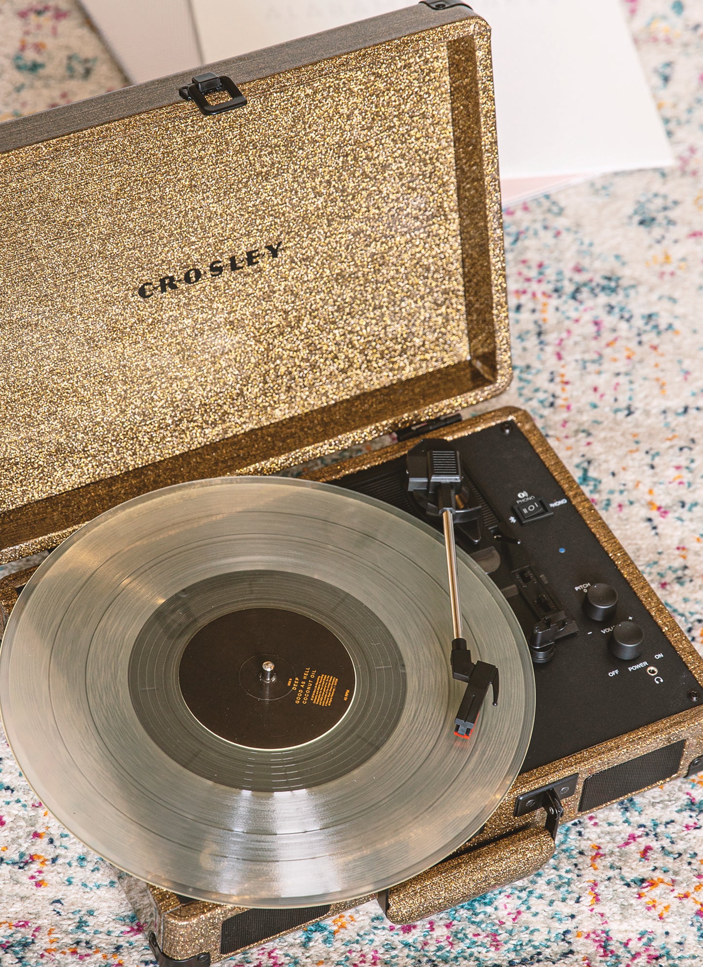 Cruiser Plus Portable Turntable (Soft Gold)