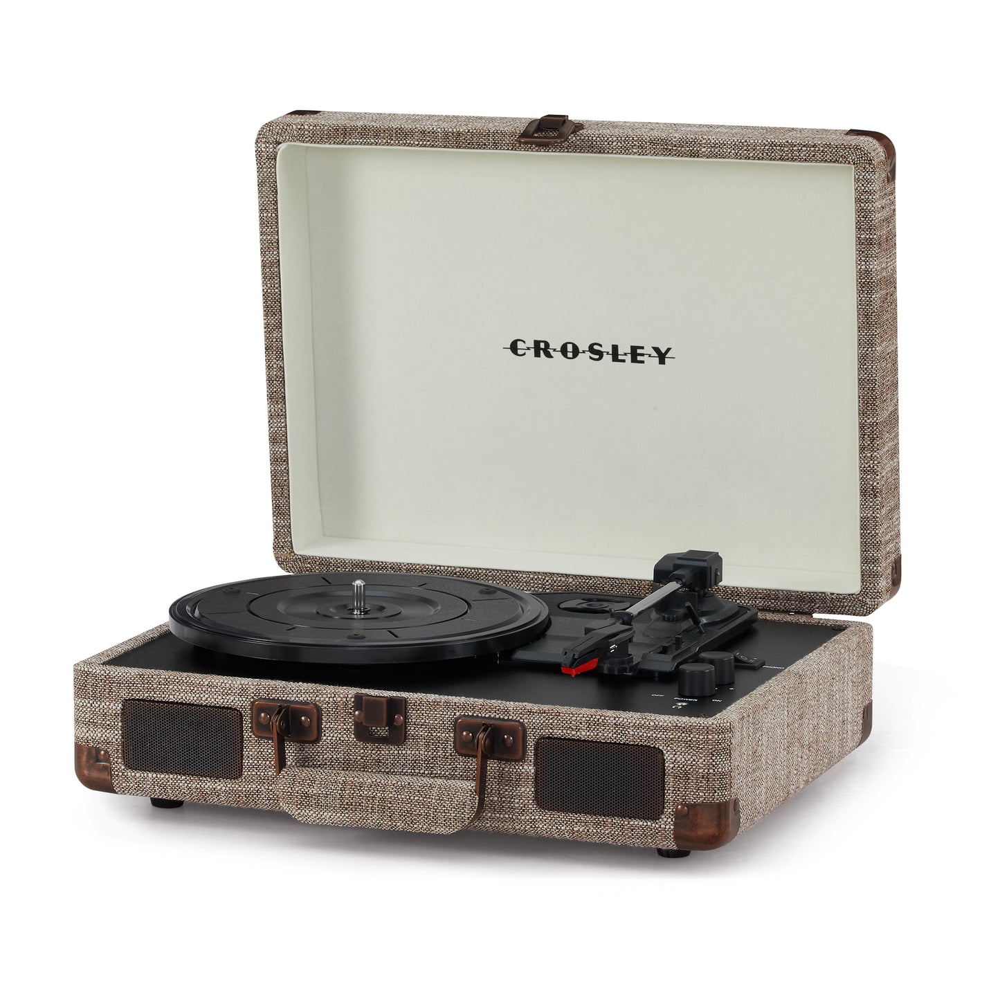 Cruiser Plus Deluxe Portable Turntable (Havana)- Now With Bluetooth Out