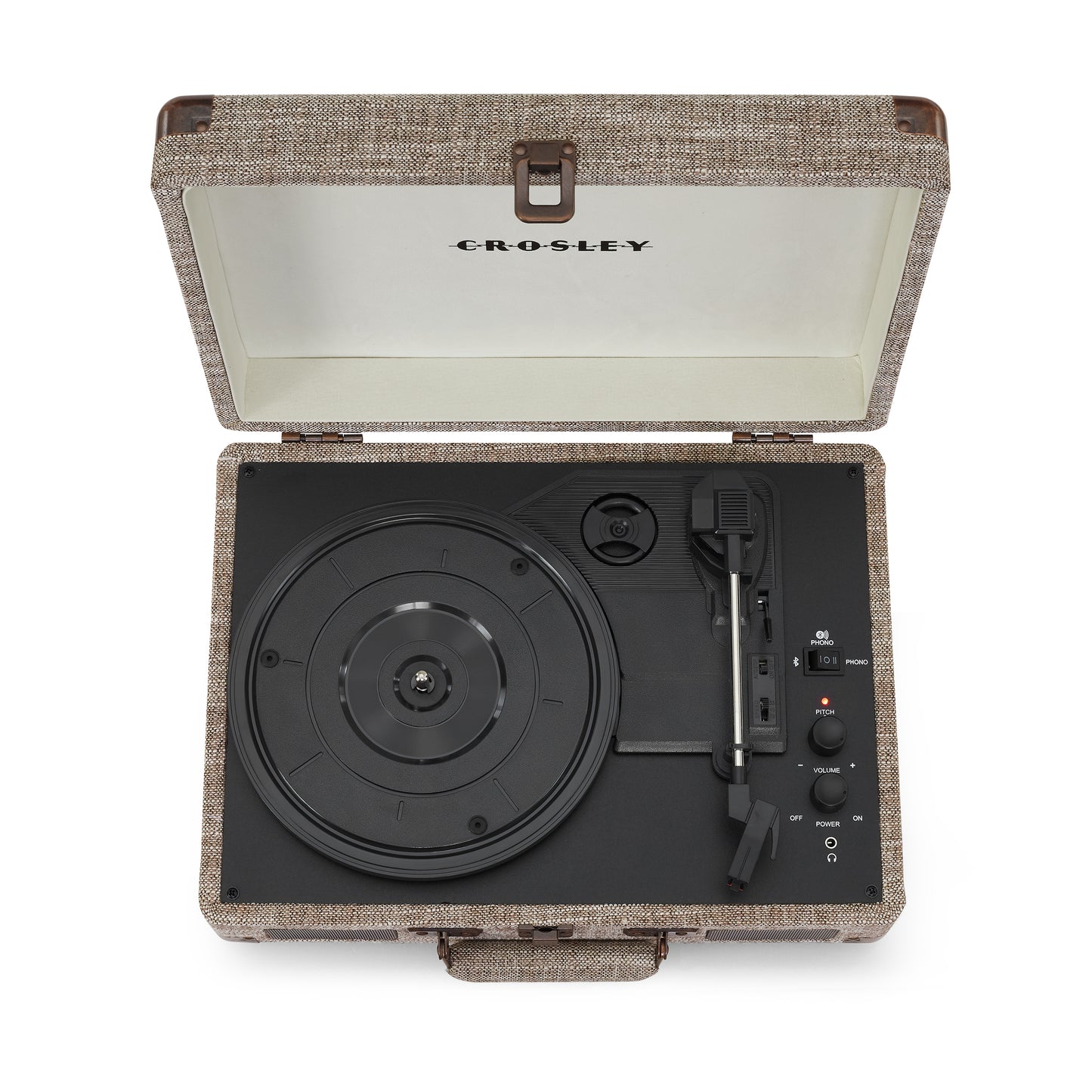 Cruiser Plus Deluxe Portable Turntable (Havana)- Now With Bluetooth Out