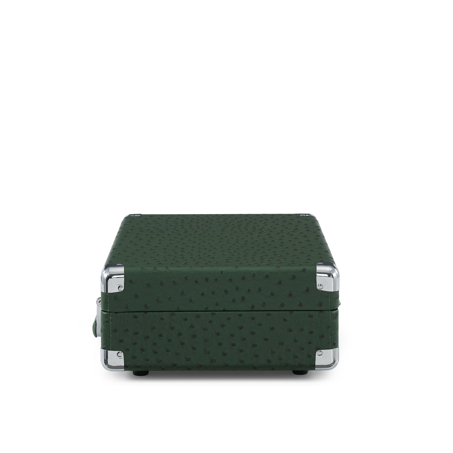 Cruiser Deluxe Portable Turntable (Green Ostrich)- Now With Bluetooth Out