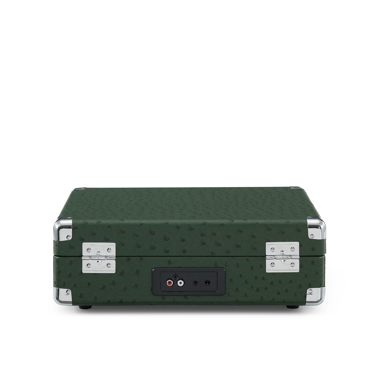 Cruiser Deluxe Portable Turntable (Green Ostrich)- Now With Bluetooth Out