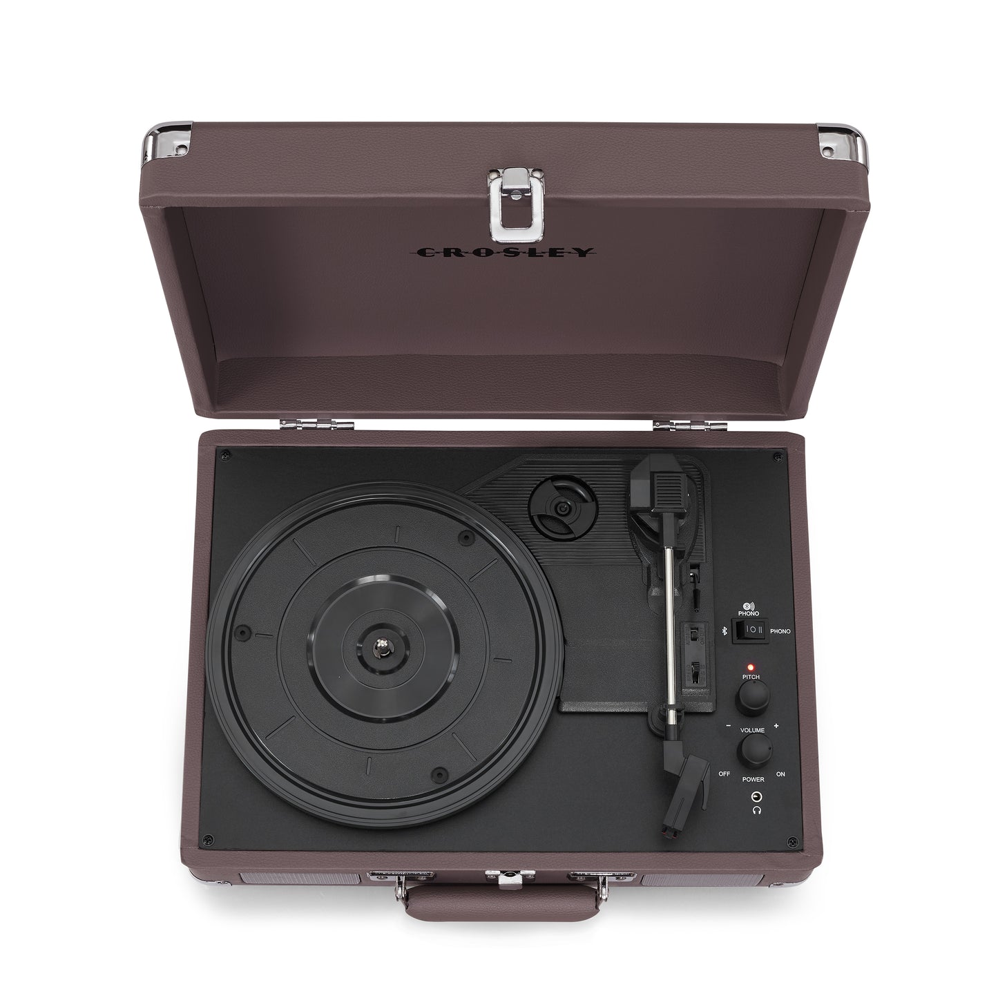 Cruiser Plus Deluxe Portable Turntable (Purple Ash)- Now With Bluetooth Out