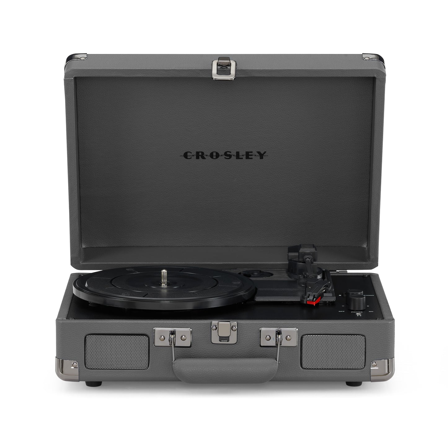 Cruiser Plus Deluxe Portable Turntable  (Slate)- Now With Bluetooth Out