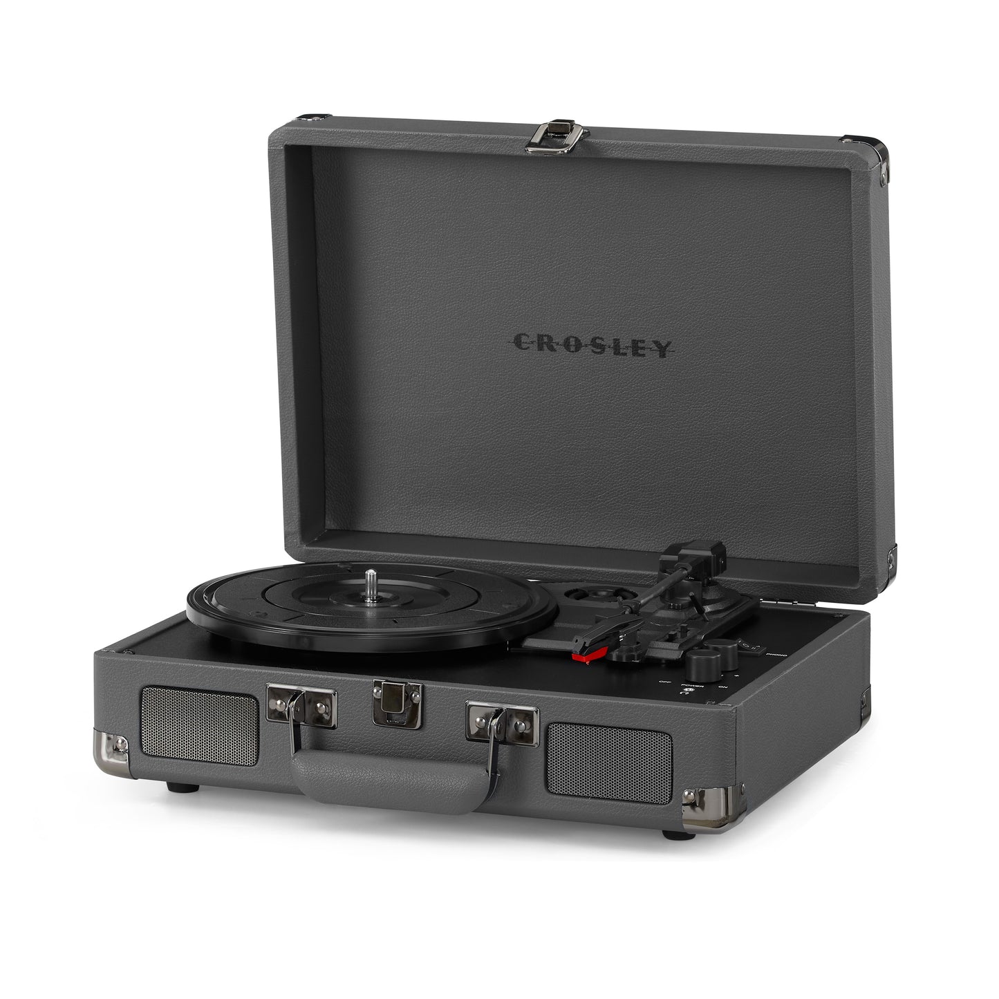 Cruiser Plus Deluxe Portable Turntable  (Slate)- Now With Bluetooth Out