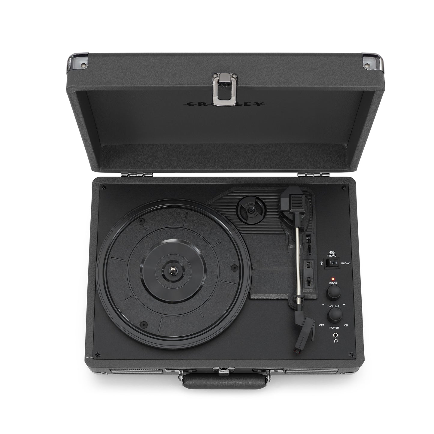Cruiser Plus Deluxe Portable Turntable  (Slate)- Now With Bluetooth Out