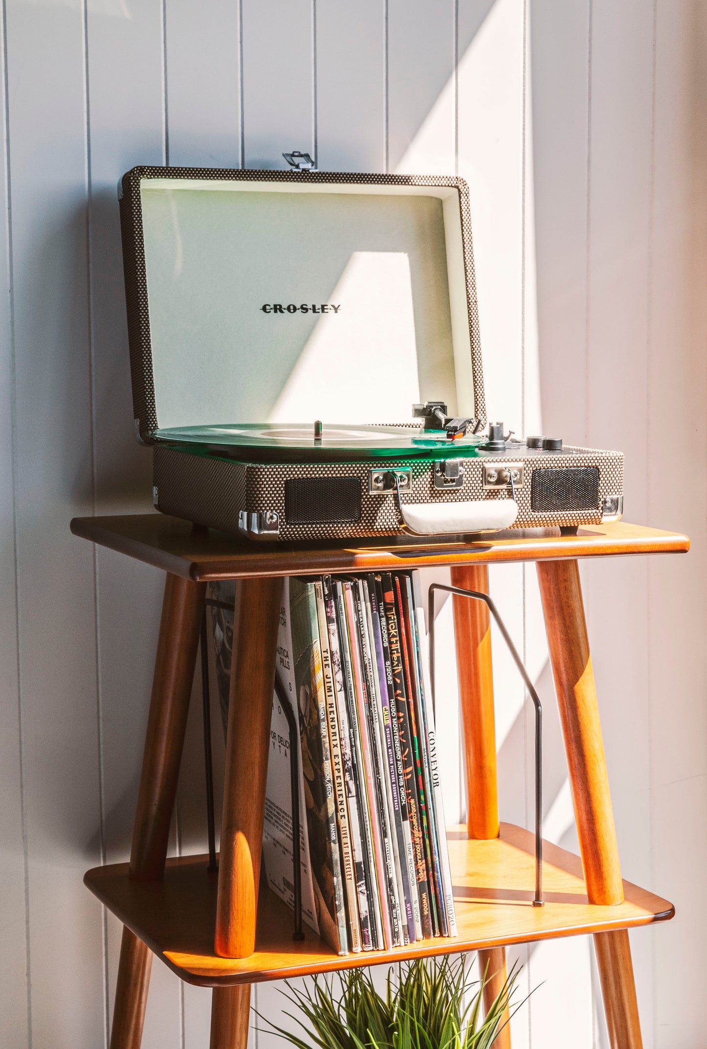 Cruiser Plus Portable Turntable (Tweed) - Now With Bluetooth Out