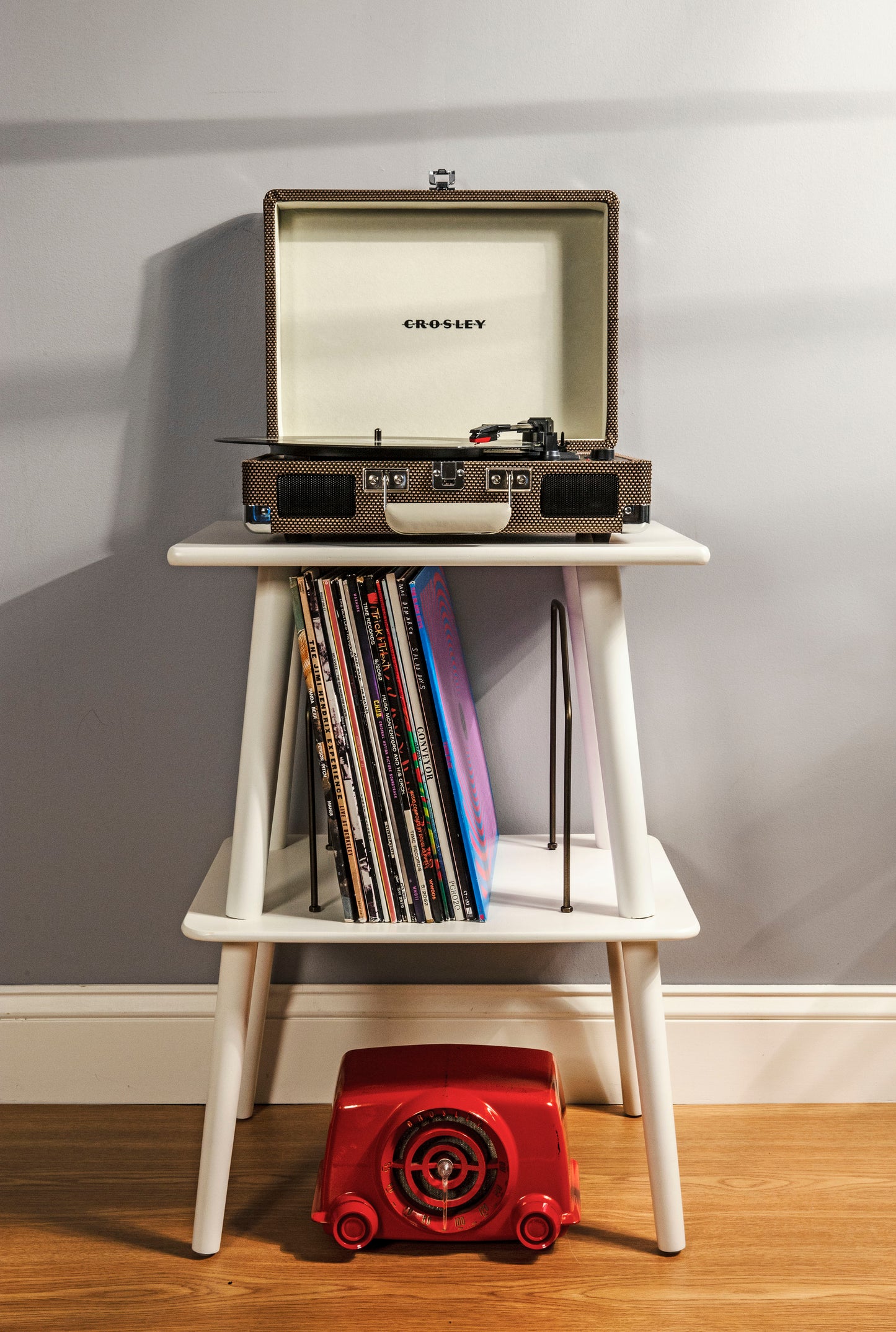 Cruiser Plus Portable Turntable (Tweed) - Now With Bluetooth Out