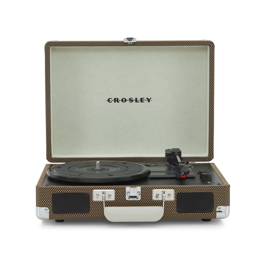 Cruiser Plus Portable Turntable (Tweed) - Now With Bluetooth Out