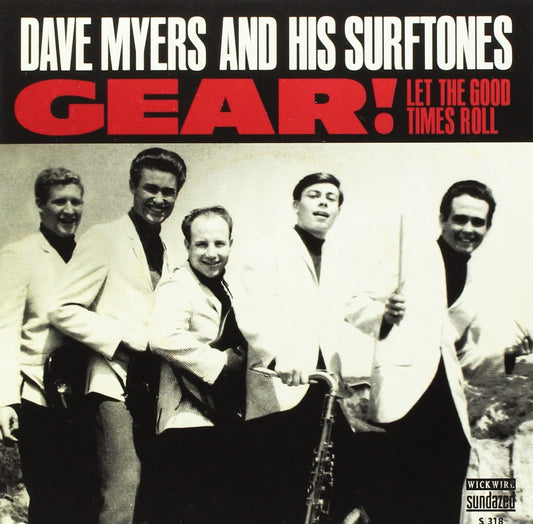 Dave Myers and His Surftones Gear! Let The Good Times Roll RED VINYL