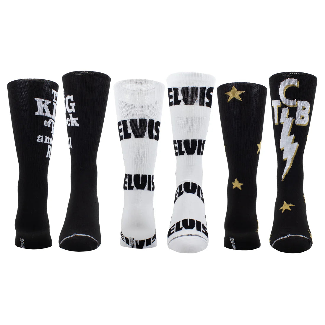 Elvis Socks 3 Pack In Gift Box (One Size)