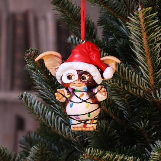 Gizmo In Fairy Lights Hanging Ornament 10Cm