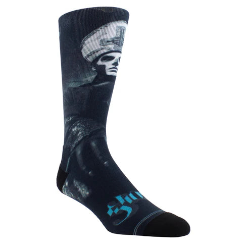 Ghost Papa Emeritus Teal Logo Socks (One Size)