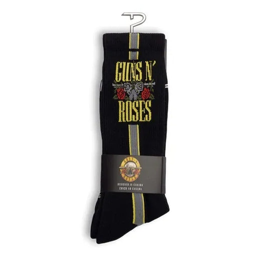 Guns N Roses Side Stripe Crew Socks (One Size)
