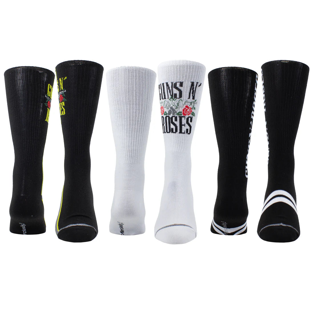 Guns N Roses Socks 3 Pack In Guitar Tin (One Size)