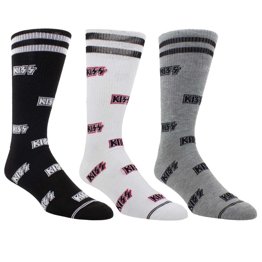 Kiss Socks 3 Pack In Gift Box (One Size)