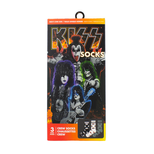 Kiss Socks 3 Pack In Gift Box (One Size)
