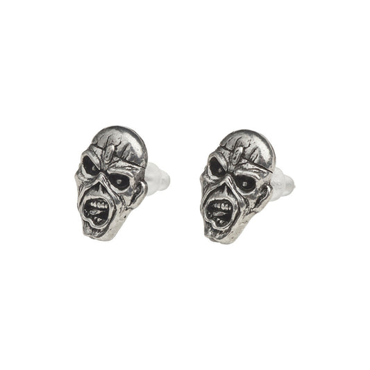 Iron Maiden Piece Of Mind Eddie Stud Earrings
