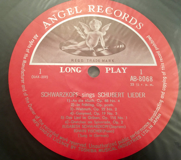 Schwarzkopf Sings Schubert Lieder