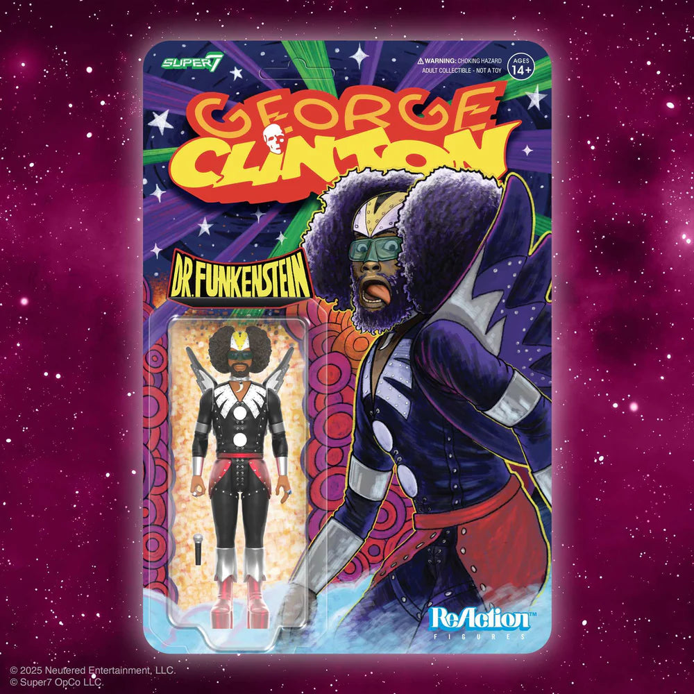 George Clinton Reaction Figure Wave 01- Geroge Clinton Dr Funkenstein
