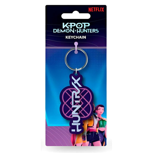 K-Pop Demon Hunters Huntrix Logo Pvc Keychain