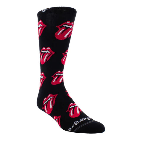 Rolling Stones Red Tongues Crew Socks (One Size)