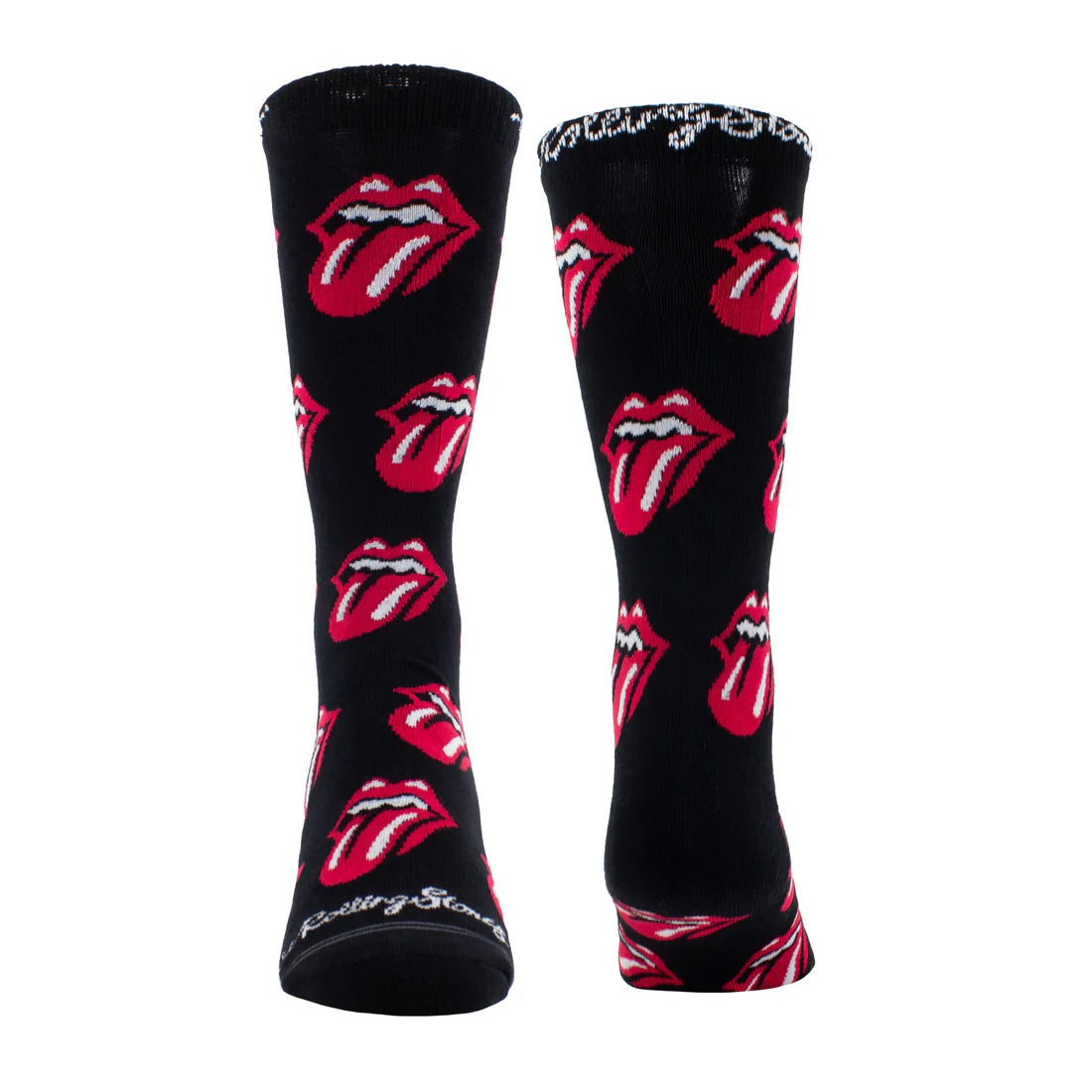 Rolling Stones Red Tongues Crew Socks (One Size)
