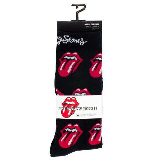 Rolling Stones Red Tongues Crew Socks (One Size)