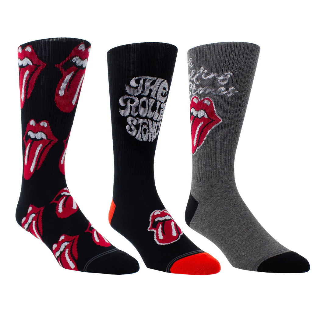 The Rolling Stones Socks 3 Pack In Gift Box (One Size)