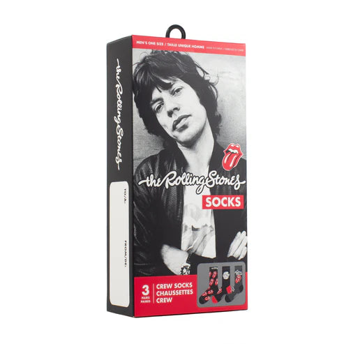 The Rolling Stones Socks 3 Pack In Gift Box (One Size)