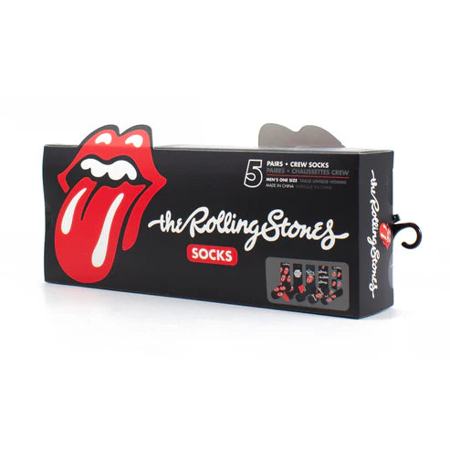 The Rolling Stones Socks 5 Pack In Gift Box (One Size)