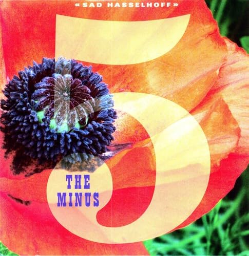 Album cover with a purple coral-like object on a red and orange background, featuring the text 'Sad Hasselhoff' and 'The Minus'.
