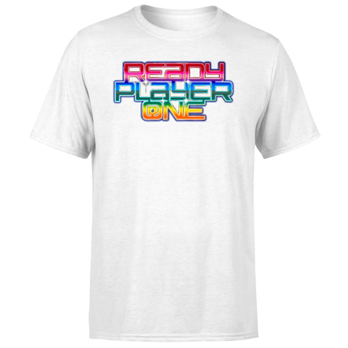 Rainbow Logo T-Shirt - White - S